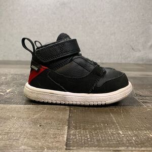 Jordan fadeaway toddler 6c shoes black red athletic sneakers